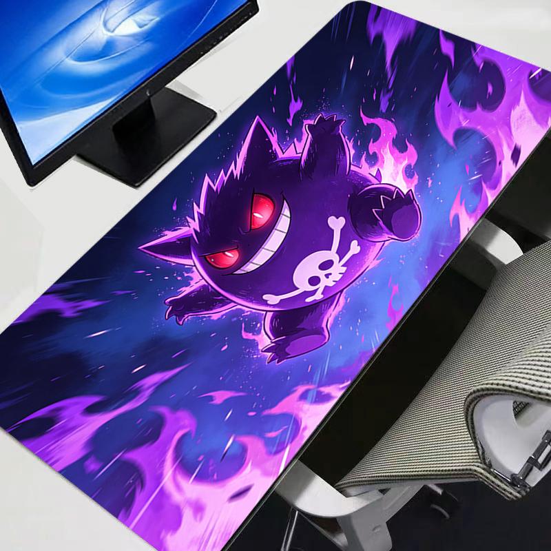 Gaming Home Accessories - Mouse Pad Gengar Pokemon Pikachu Anime