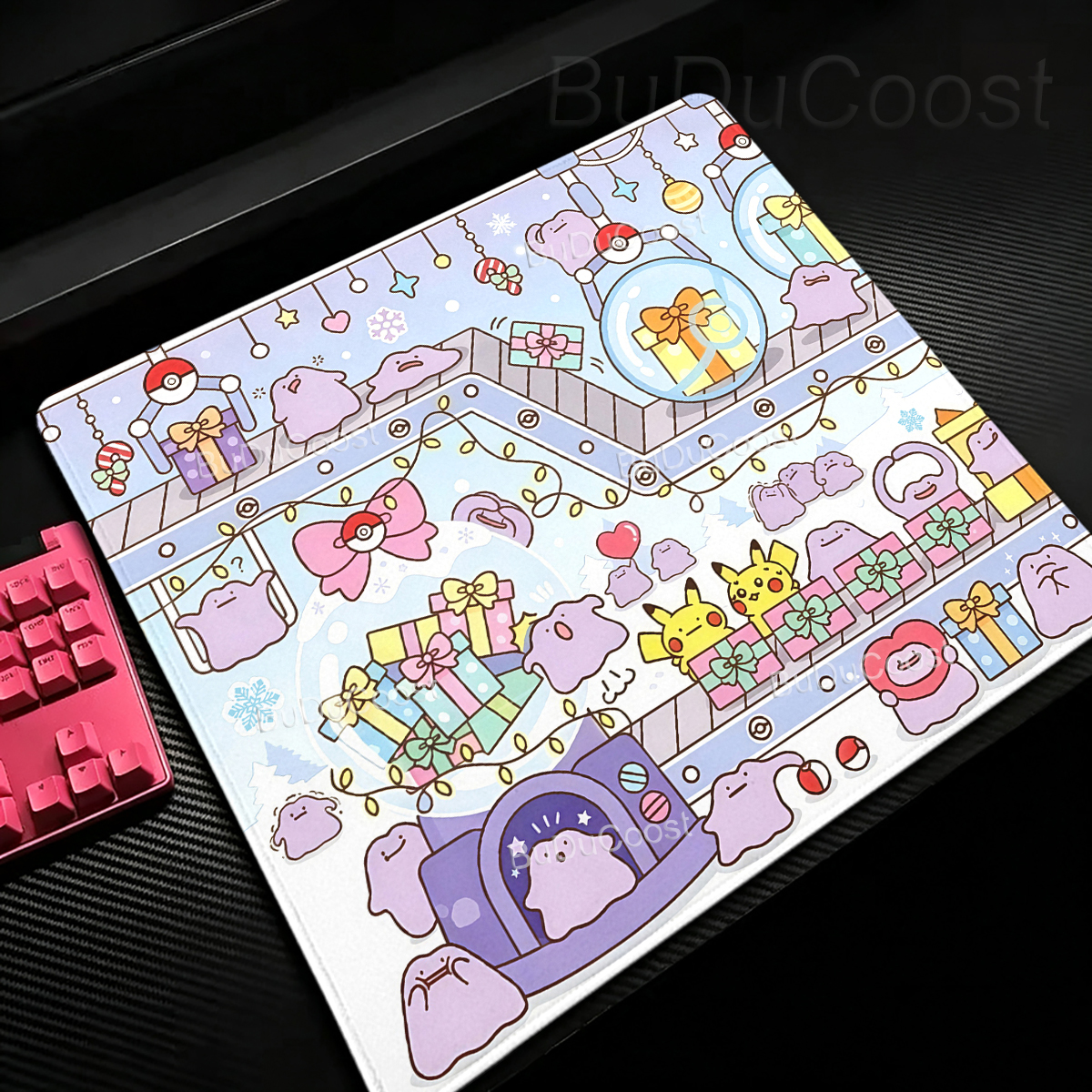 Gaming Home Accessories - Small Mousepad Cute Ditto Rubber Mouse