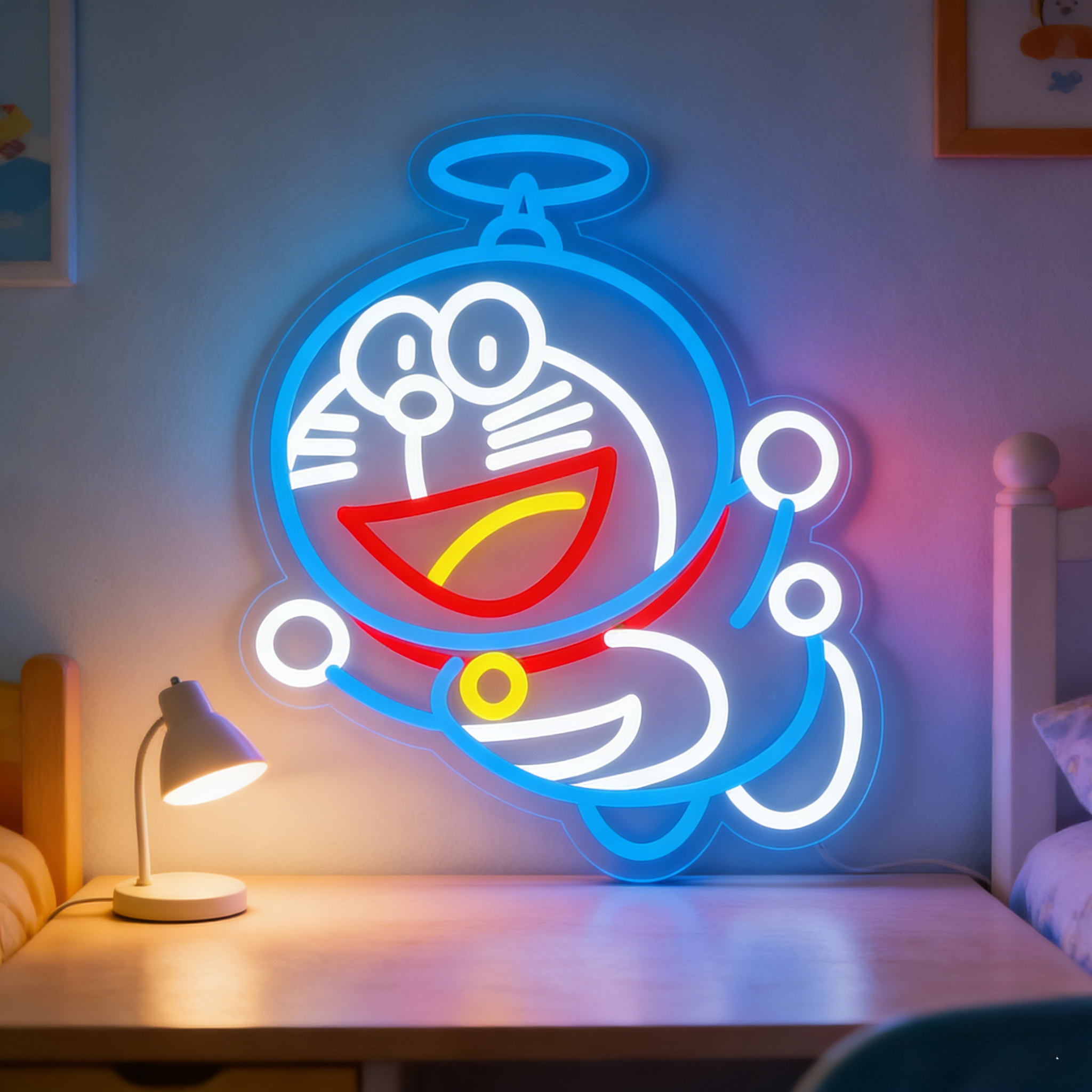 Gaming Accessories Decor - Doraemon Neon Sign LED USB Dimmable