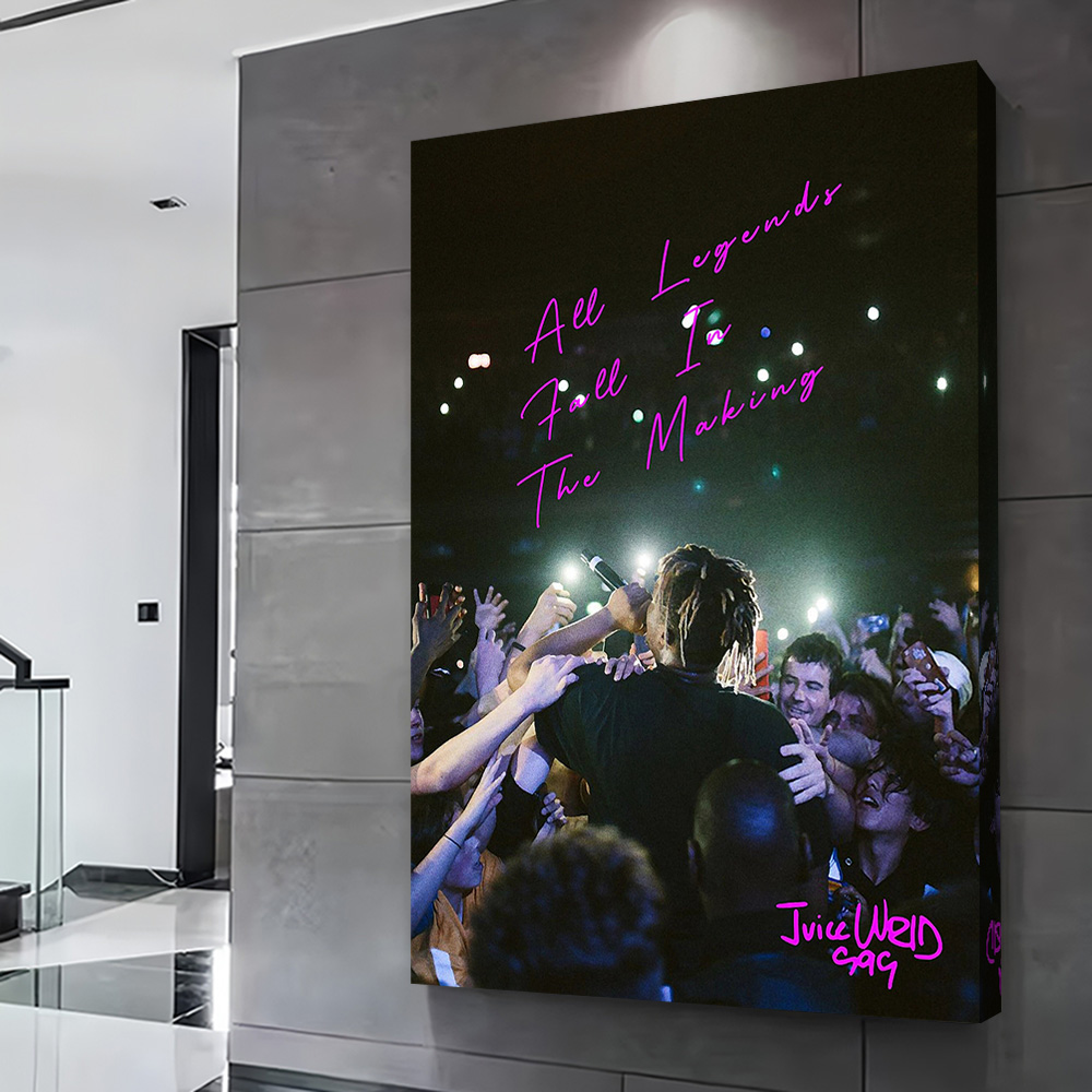Juice Wrld Printing Poster Cus - مراجعة Gaming Home Accessories وسعره