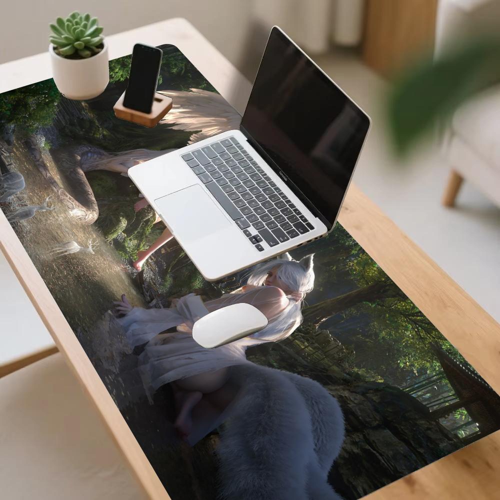 Forest girl Gaming Mats Extend - مراجعة Gaming Accessories Pc Setup وسعره