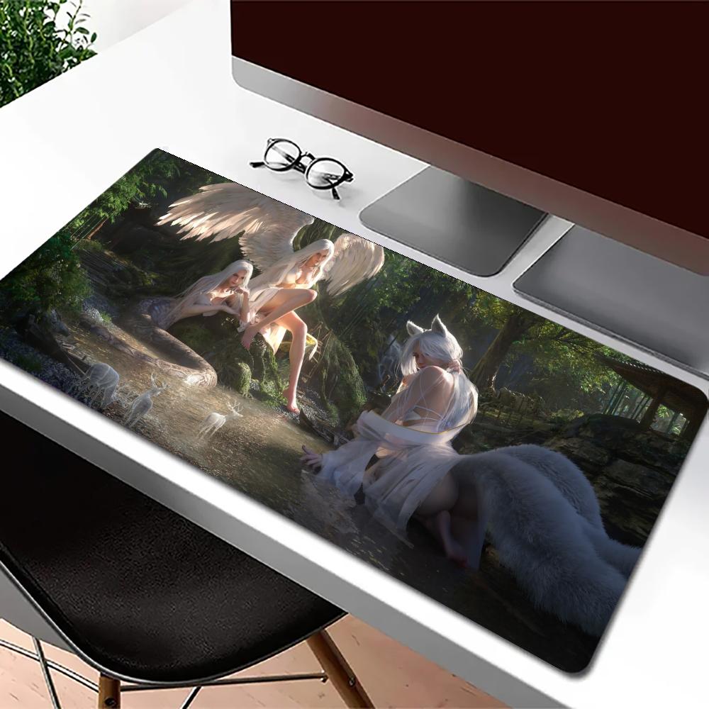 Forest girl Gaming Mats Extend - مراجعة Gaming Accessories Pc Setup وسعره