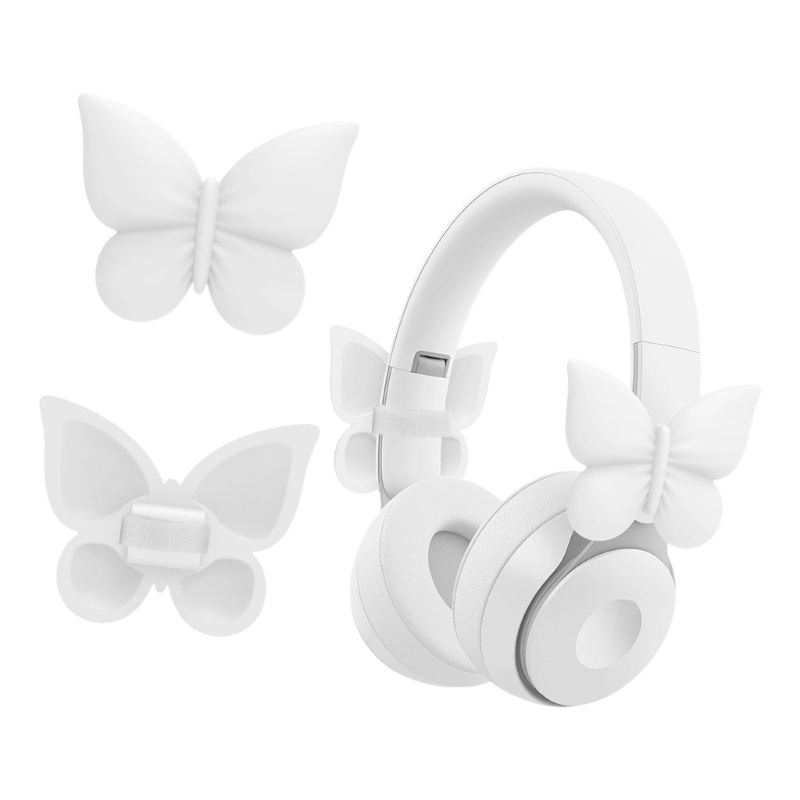  2Pcs Silicone Bowknot Earbuds - مراجعة Gaming Accessories Headset وسعره