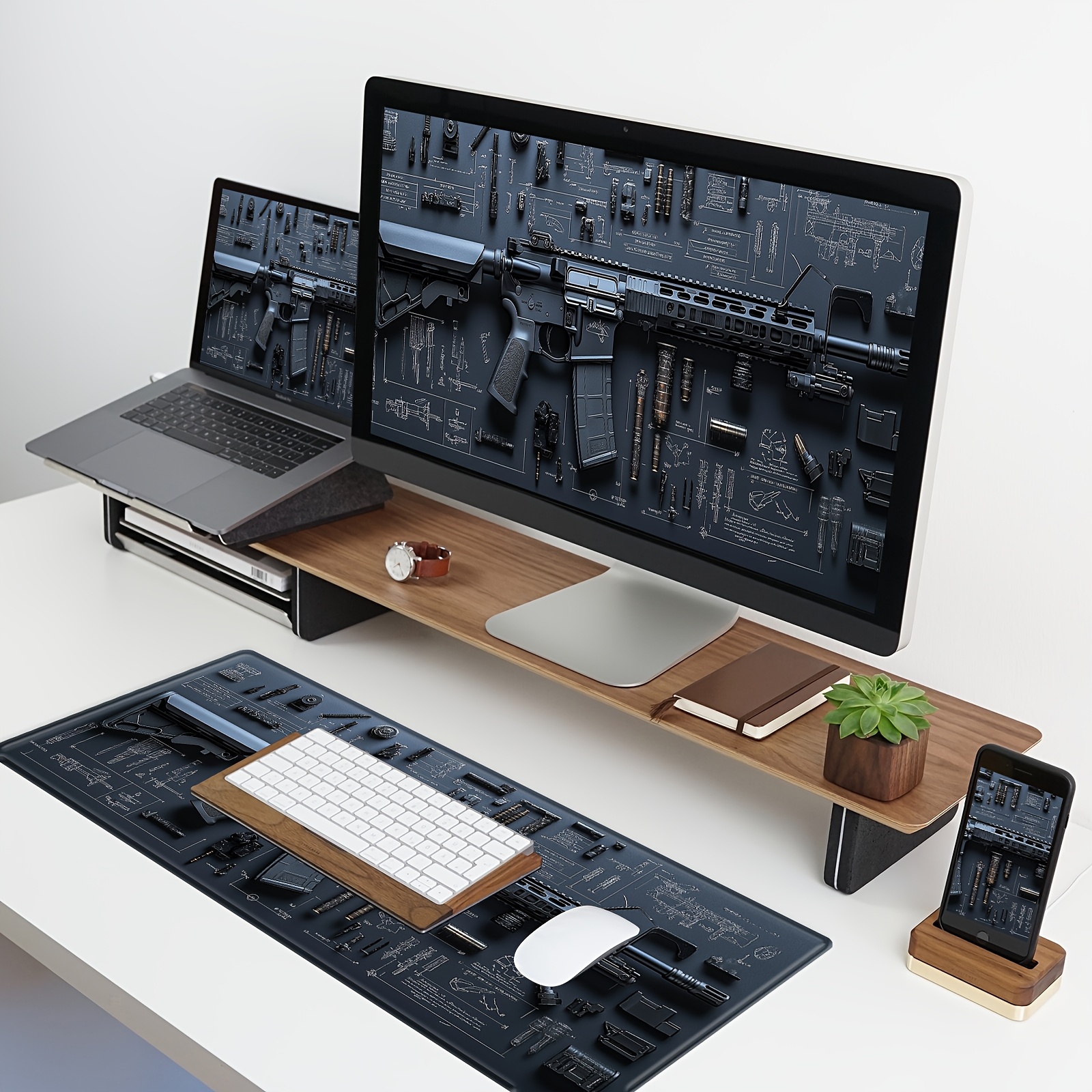 Large Extended Mouse Pad Washa - مراجعة Gaming Accessories Pc Setup وسعره