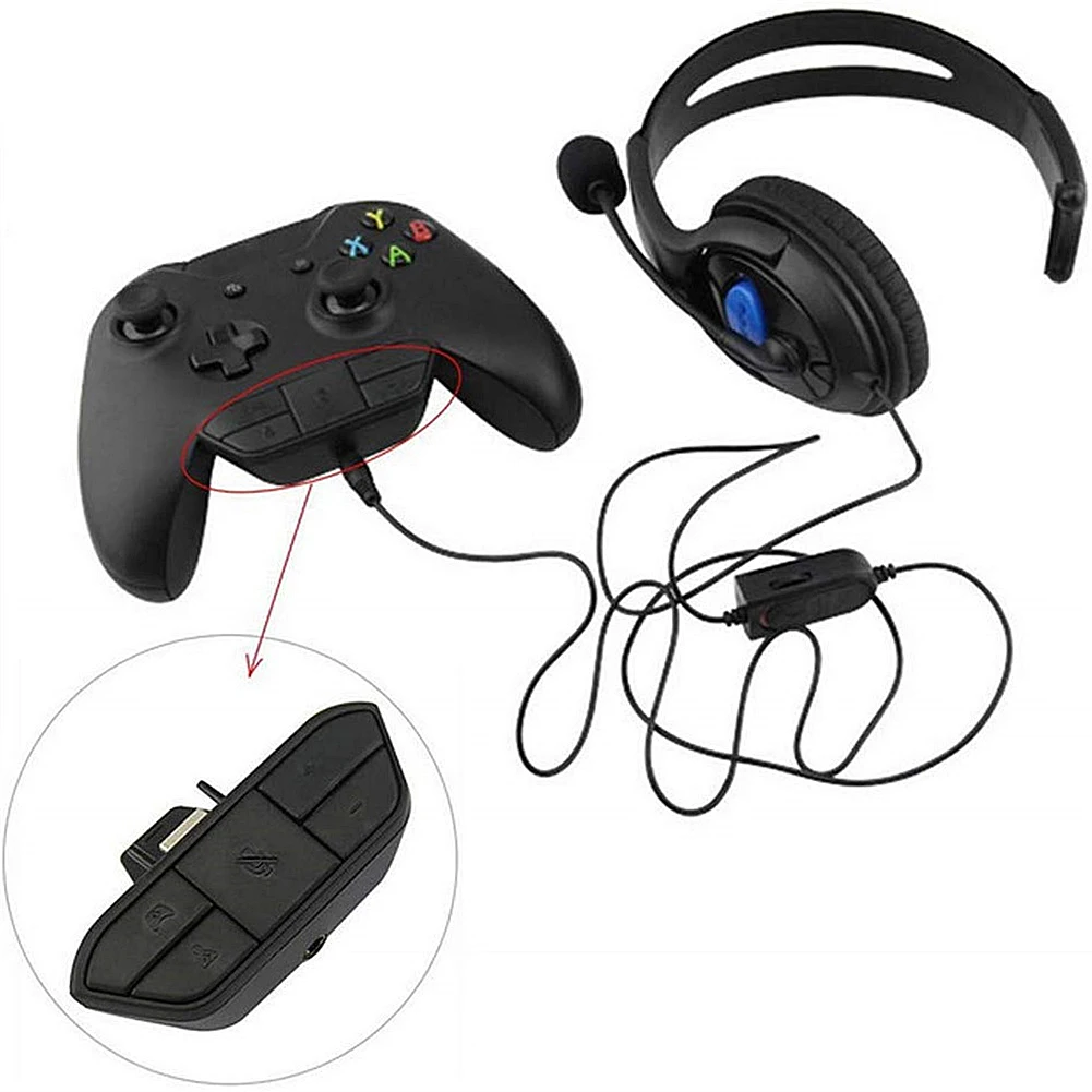 Stereo Headset Adapter for Xbo - مراجعة Gaming Accessories Headset وسعره