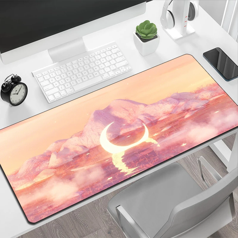 Pc Mouse Pad Gaming Pink Moon  - مراجعة Gaming Accessories Pc Setup وسعره