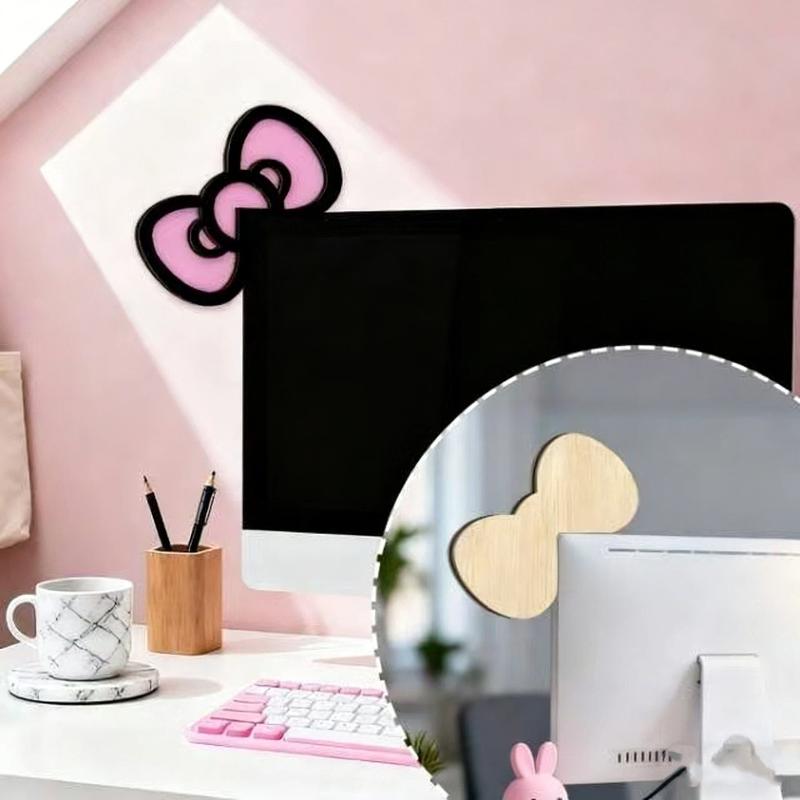 New 1/2Pcs Wooden Bowknot PC A - مراجعة Gaming Home Accessories وسعره
