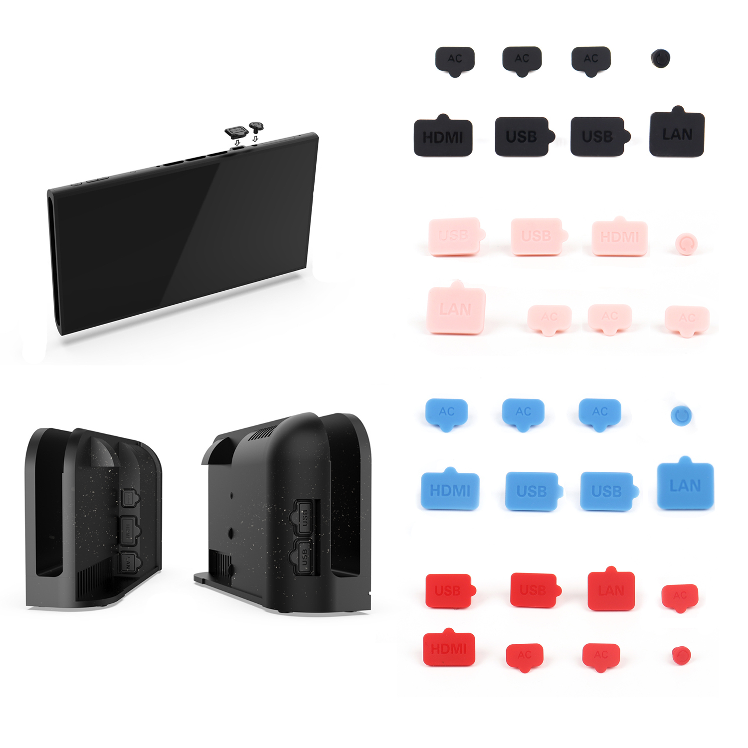 Anti-Dust Plug Silicone USB HD - مراجعة Gaming Accessories Nintendo وسعره