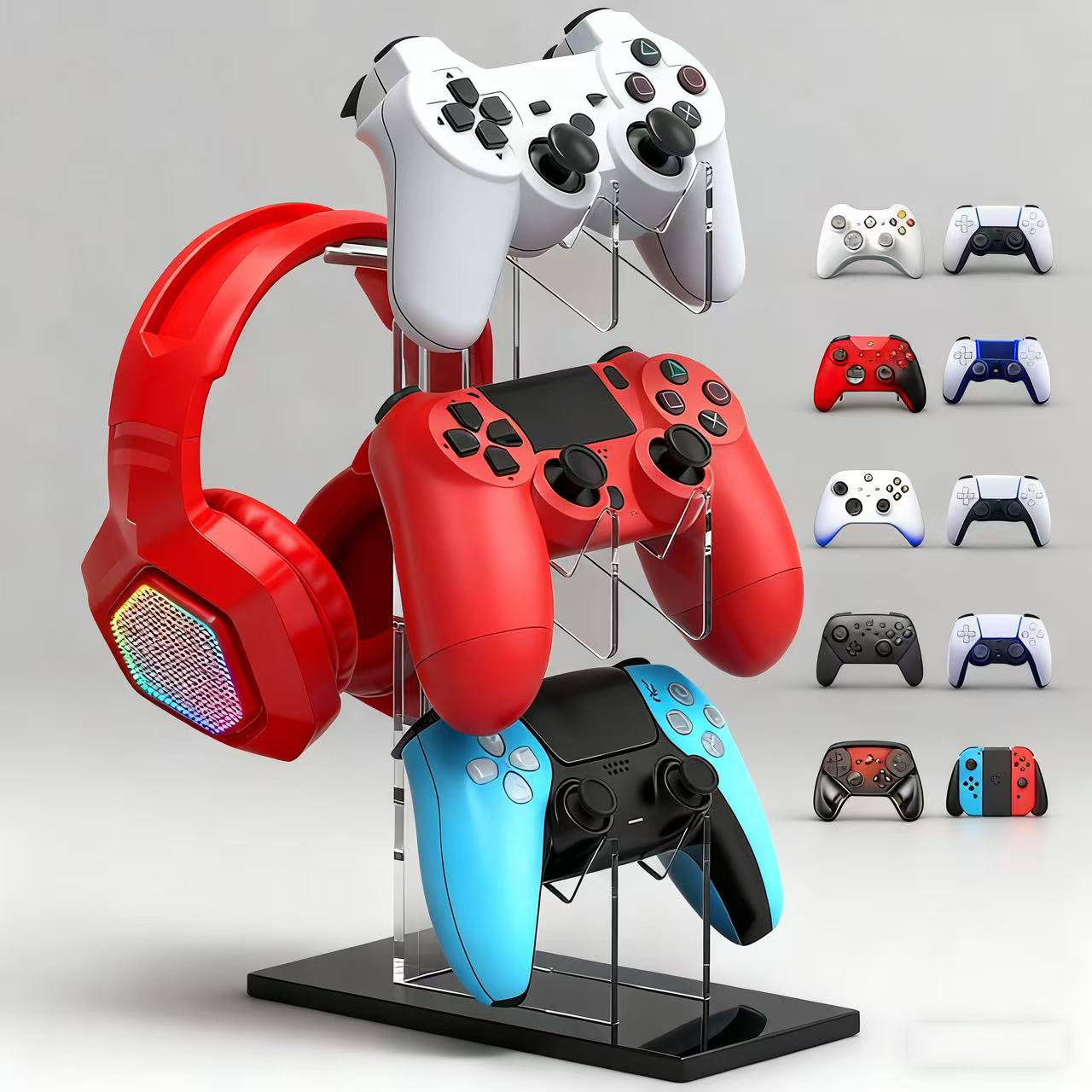 Universal 2/3 Tier Controller  - مراجعة Gaming Accessories Headset وسعره