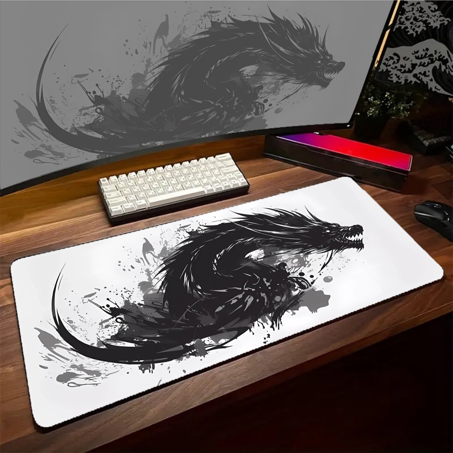 Mousepad Large Kawaii Dragon M - مراجعة Gaming Accessories Pc Setup وسعره