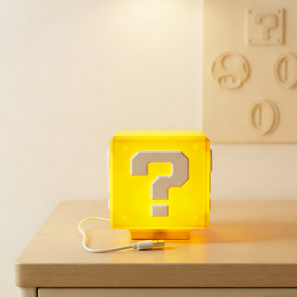 2026Question Block Lamp with S - مراجعة Gaming Accessories Decor وسعره