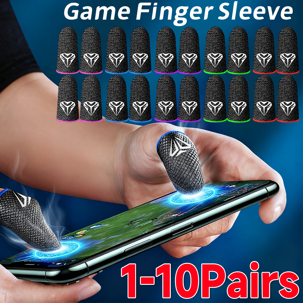 Mobile Game Fingertip Gloves F - مراجعة Gaming Accessories For Your Phone وسعره