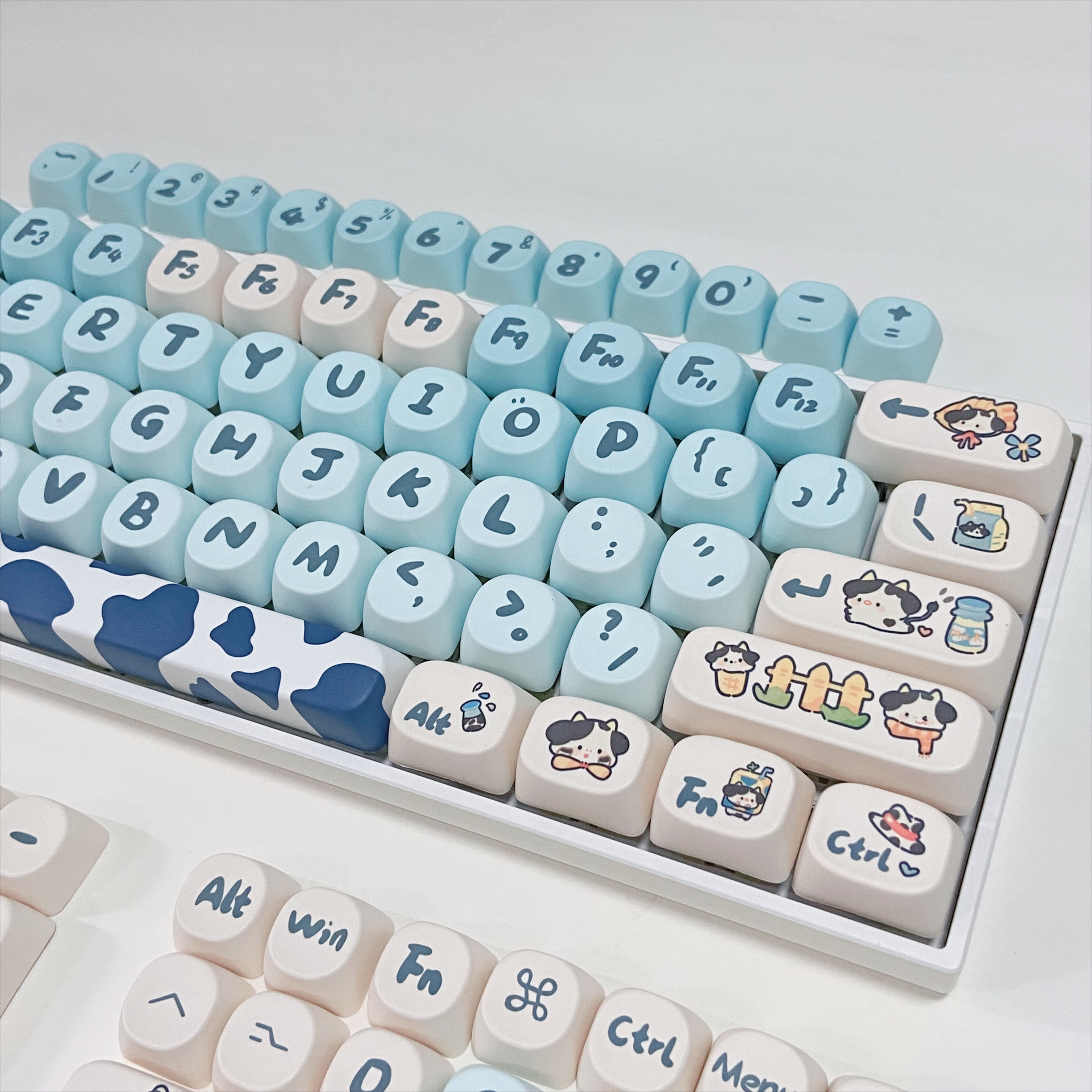 Blue Cow Keycaps for Mechanica - مراجعة Gaming Home Accessories وسعره