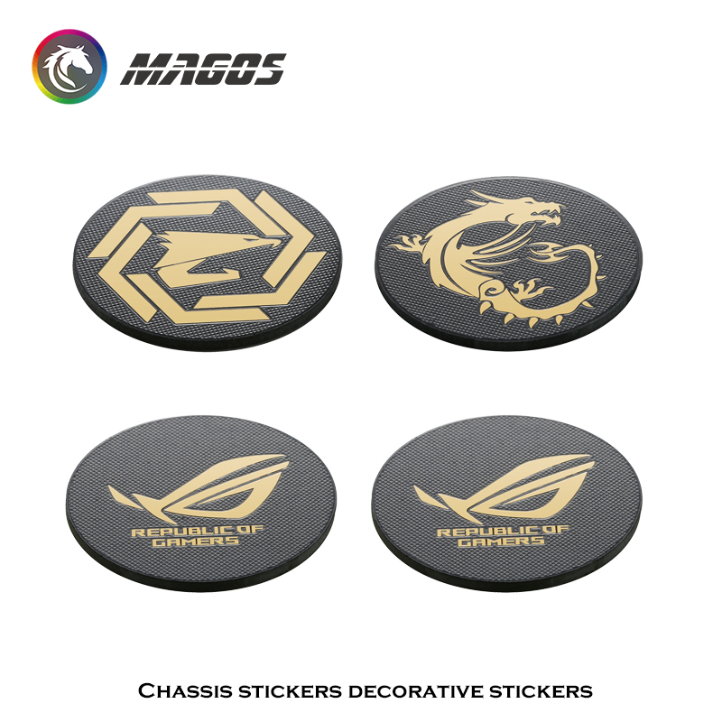 Computer Case Fan Metal Sticke - مراجعة Gaming Accessories Decor وسعره
