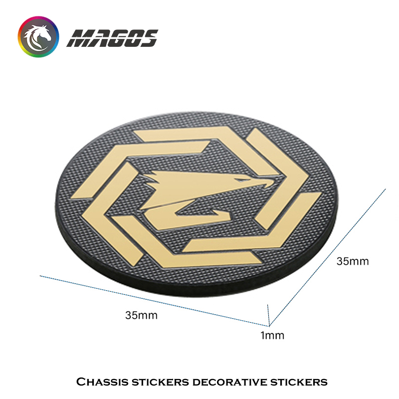 Computer Case Fan Metal Sticke - مراجعة Gaming Accessories Decor وسعره