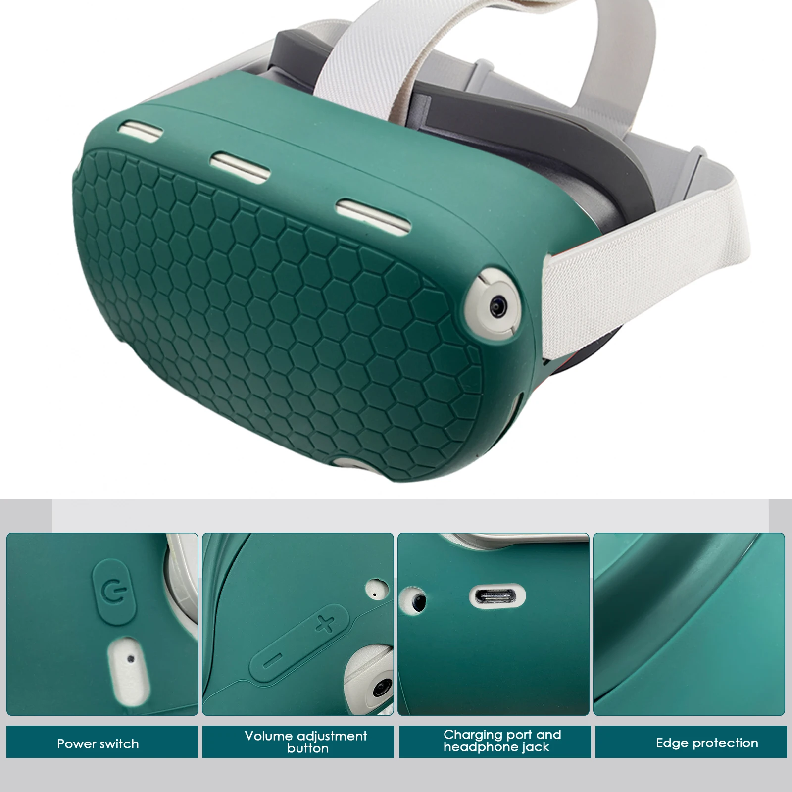 Silicone Protective Cover Shel - مراجعة Gaming Accessories Headset وسعره