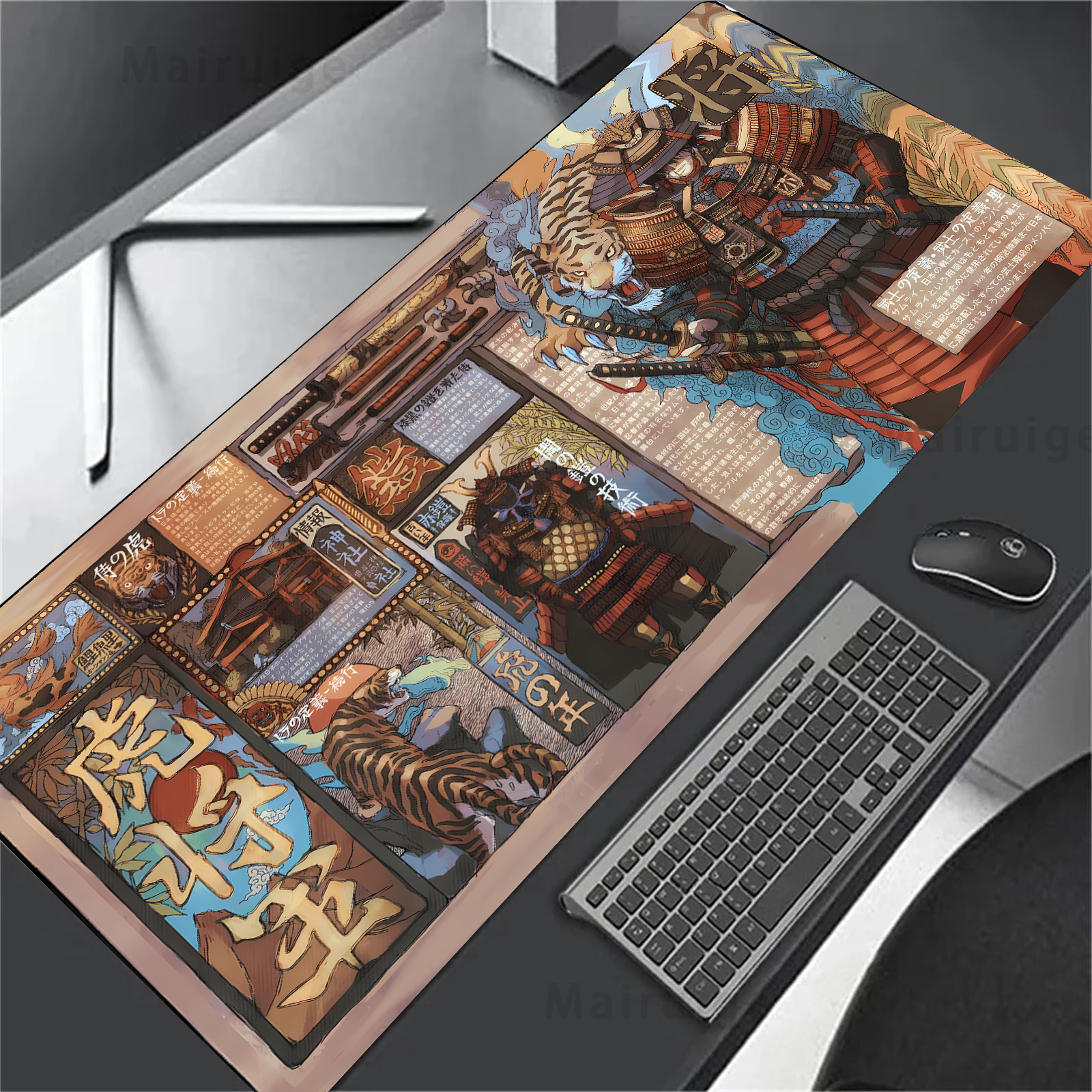 Large Mouse Pad Japanese Stree - مراجعة Gaming Accessories Pc Setup وسعره