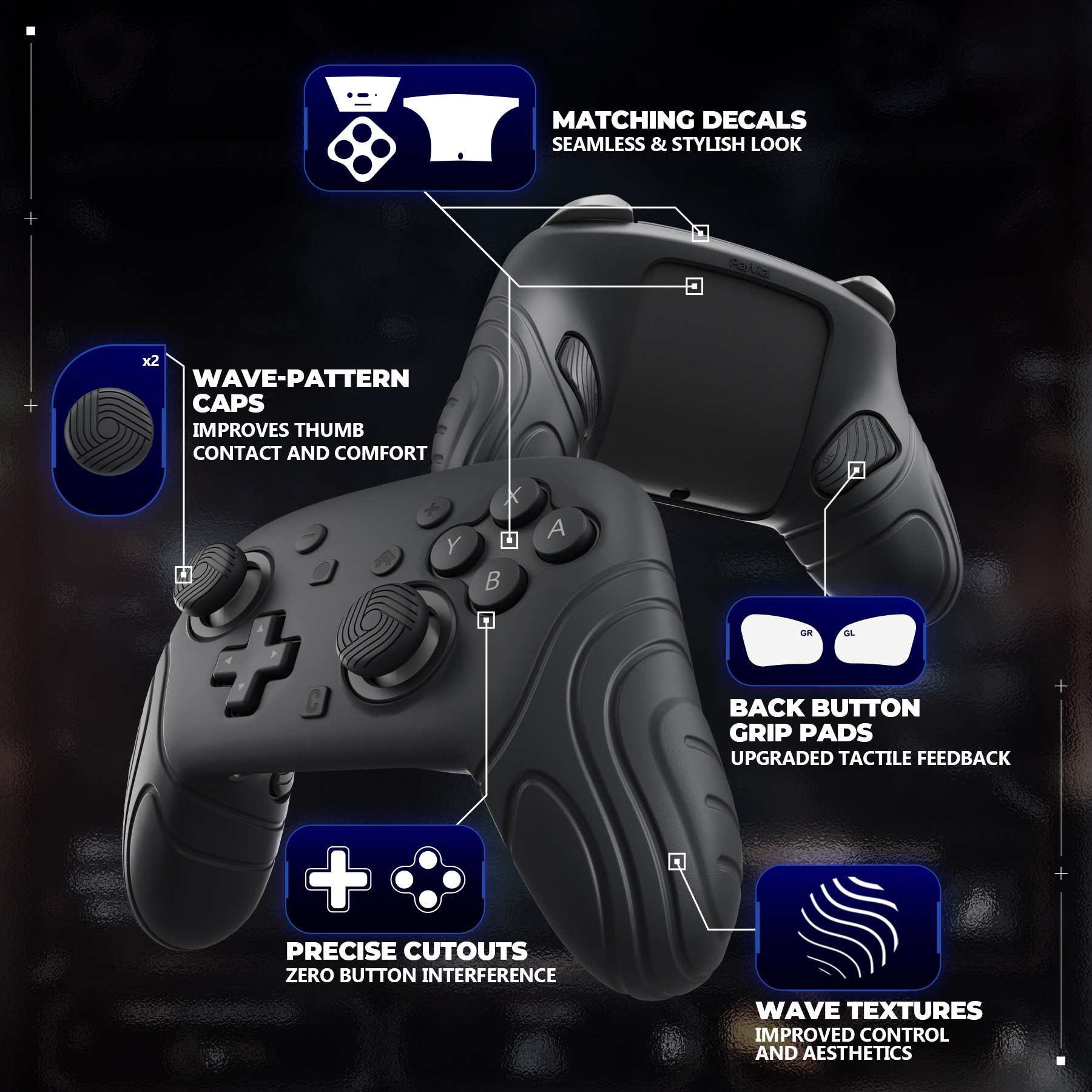 PlayVital Samurai Silicone Cov - مراجعة Japanese Gaming Accessories وسعره