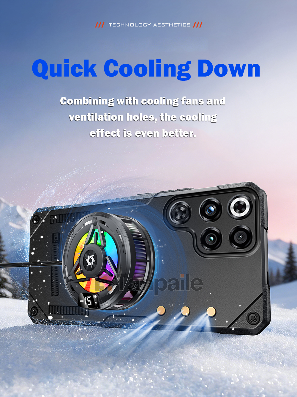 Gaming Cooling Phone Case For  - مراجعة Gaming Accessories For Your Phone وسعره