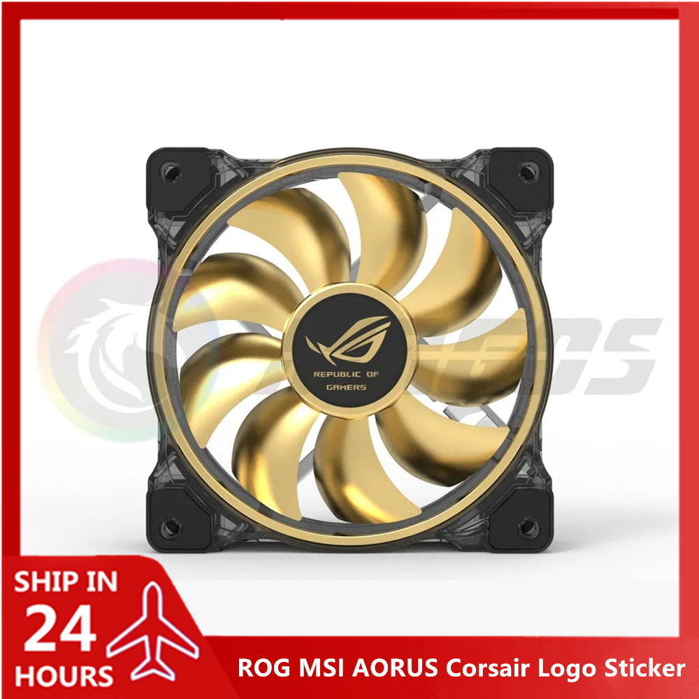 PC Gamer Cabinet Fan Logo Stic - مراجعة Gaming Accessories Decor وسعره