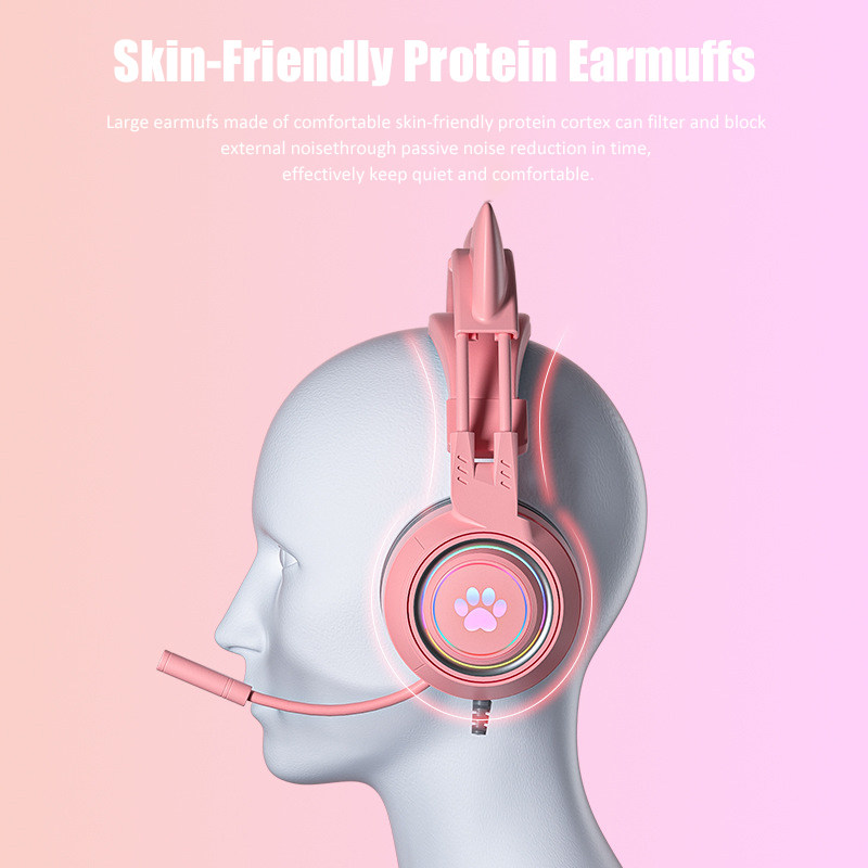 Cute Cat Ear Gaming Headphones - مراجعة Gaming Setup Accessories Xbox وسعره