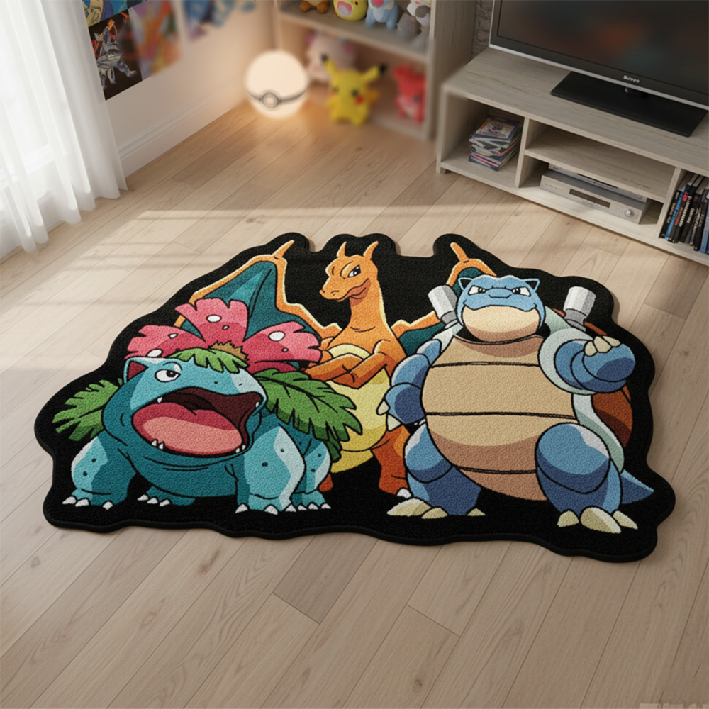 Pokemon Starter Trio Anime Are - مراجعة Gaming Accessories Decor وسعره