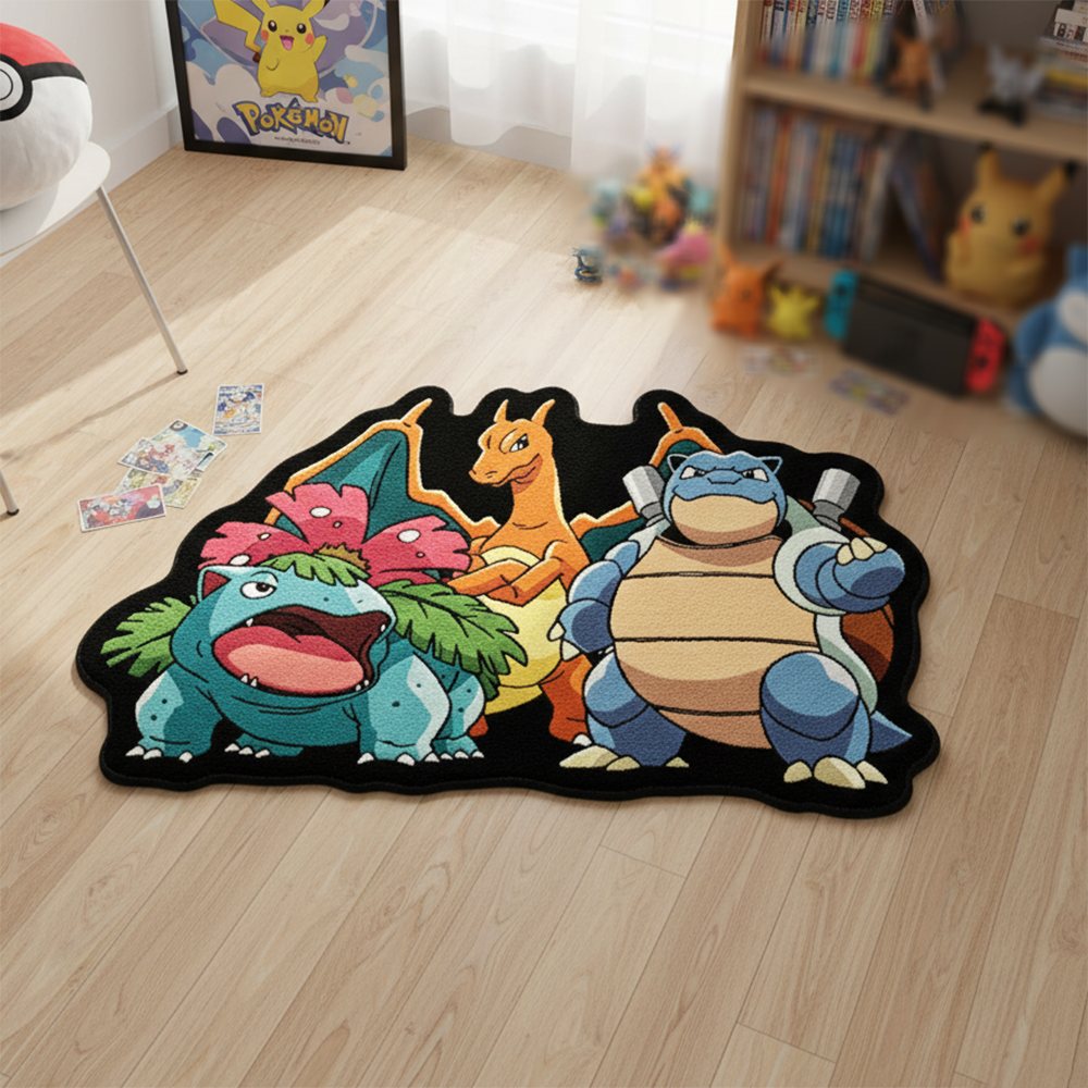 Pokemon Starter Trio Anime Are - مراجعة Gaming Accessories Decor وسعره