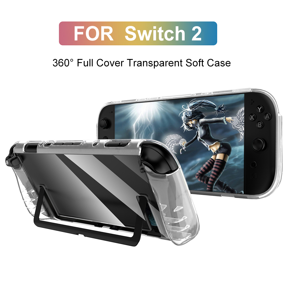 1/2/3Pcs Transparent TPU Case  - مراجعة Gaming Accessories Nintendo وسعره